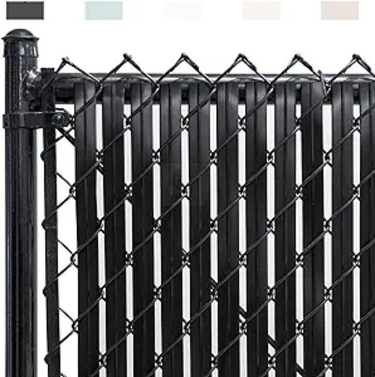 Chain-Link Fence Blade Slats with Bottom Lock (6-f