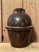 Old Brown Stoneware Jug Liner