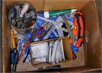 BOX OF ASST SMALL TOOLS