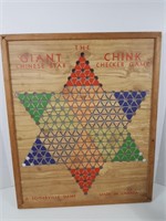 Giant Chinese Star: Checker Game 23 1/2" x 19 1/2"