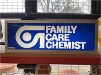 DOUBLE SIDE FAMILY CARE CHEMIST HANGING LIGHT BOX