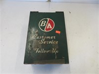BA Customer Service tin box, 9" X 6" X 4"