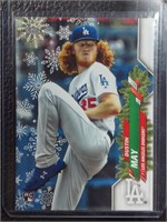 2020 TOPPS HOLIDAY DUSTIN MAY ROOKIE CARD