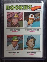 1977 TOPPS MARTINEZ DUPREE MITCHELL SYKES RC