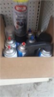 Small box of spray paint