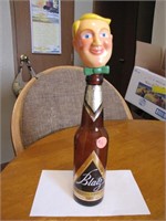 1952 Blatz Bartender Bar Display Bottle