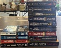 (17) Jack Higgins & James Patterson Novels