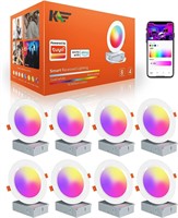 Kauqr 4 WiFi Smart LED Light 8PK