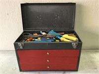 Tool Box w/ 3 Drawers & Top Compartment