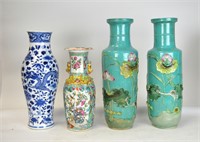 Four Chinese Porcelain Vases