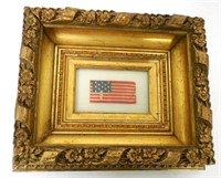 Framed American Flag 13 Stars