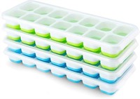 Pack of 4 Easy-Release Ice Cube Trays