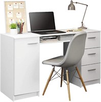 MADESA Home Office 53 inch Computer Desk with 3 Dr