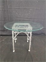 Small top glass table