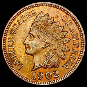 1902 Indian Head Cent CHOICE BU