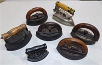 7 Old Irons, Geneva, OVB: Largest is 7"