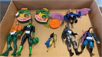 Lot of TMNT Figures and DC Figures