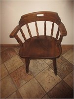 Chaise de taverne en bois solide