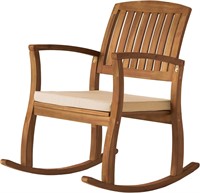 (Brady Bunch) Selma Acacia Rocking Chairs 1 piece
