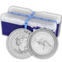 1oz - .999 Australia Kangaroo Silver Monster Box