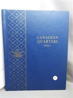 Partial Canadian Quarter Album 1921-1968. Date