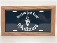 Framed 6x12” Outlaws Sign