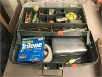 Tackle Box with Hooks, Lures, & Bait