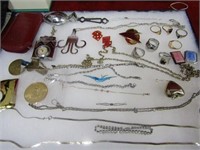 Showcase of Jewelry.