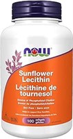 NOW Supplements Sunflower Lecithin 1200mg