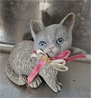 Grey Cat Figurine