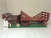 Custom made wagon display