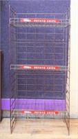 Vintage wire Tom's Potato Chip rack