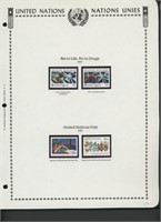 United Nations New York Stamps 1987