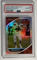 2020 Absolute #28 Baker Mayfield Spectrum PSA 10