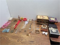 Various Jewellery + Boxes + More