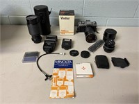 Vintage Minolta Camera and More Lot
