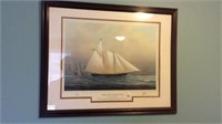 Framed Print Yachts Of The America’s Cup,