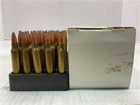 50 ROUNDS OF 556 SOFT POINT RELOADED CARTRIDGES
