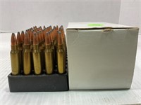 50 ROUNDS OF 556 SOFT POINT RELOADED CARTRIDGES