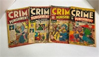 Crime and Punishment Comic Books (4) 1949