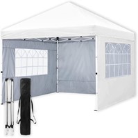 Teabelle 10 x 10 Pop Up Canopy with 4 Sidewalls &