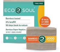 SEALED - ECO SOUL 100% Bamboo Premium 3 Ply Paper