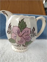 Vintage 1946 Pitcher  Hand Painted by Cash Family