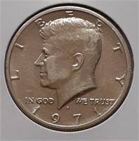 KENNEDY HALF DOLLAR-1971-D