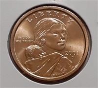 UNC SACAGAWEA DOLLAR- 2001-D