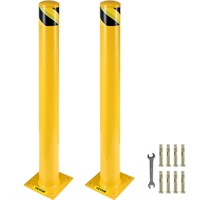 VEVOR 48'Hx4.5'D Yellow Steel Safety Bollard