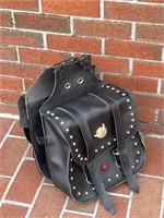 Willie and Max Vintage Leather Saddlebags