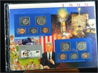 1999 United States Coin & Stamp Set