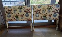 2 twin upholstered head boards