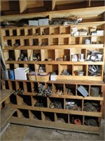 wall of sm engine parts, Cabinet not included